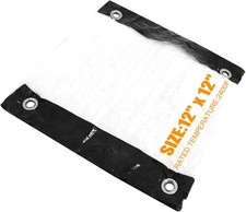 12''x12'' Ceramic Fiber Insulation Blanket Protective Heat Shield with Grommets