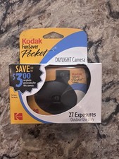 Vintage 90s Kodak Fun Saver Pocket Camera Disposable Daylight 35mm Film NOS Prop