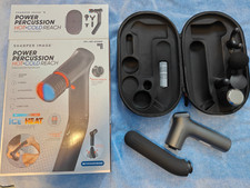 Sharper Image Power Percussion Hot  Cold Reach Percussion Massager OPEN BOX