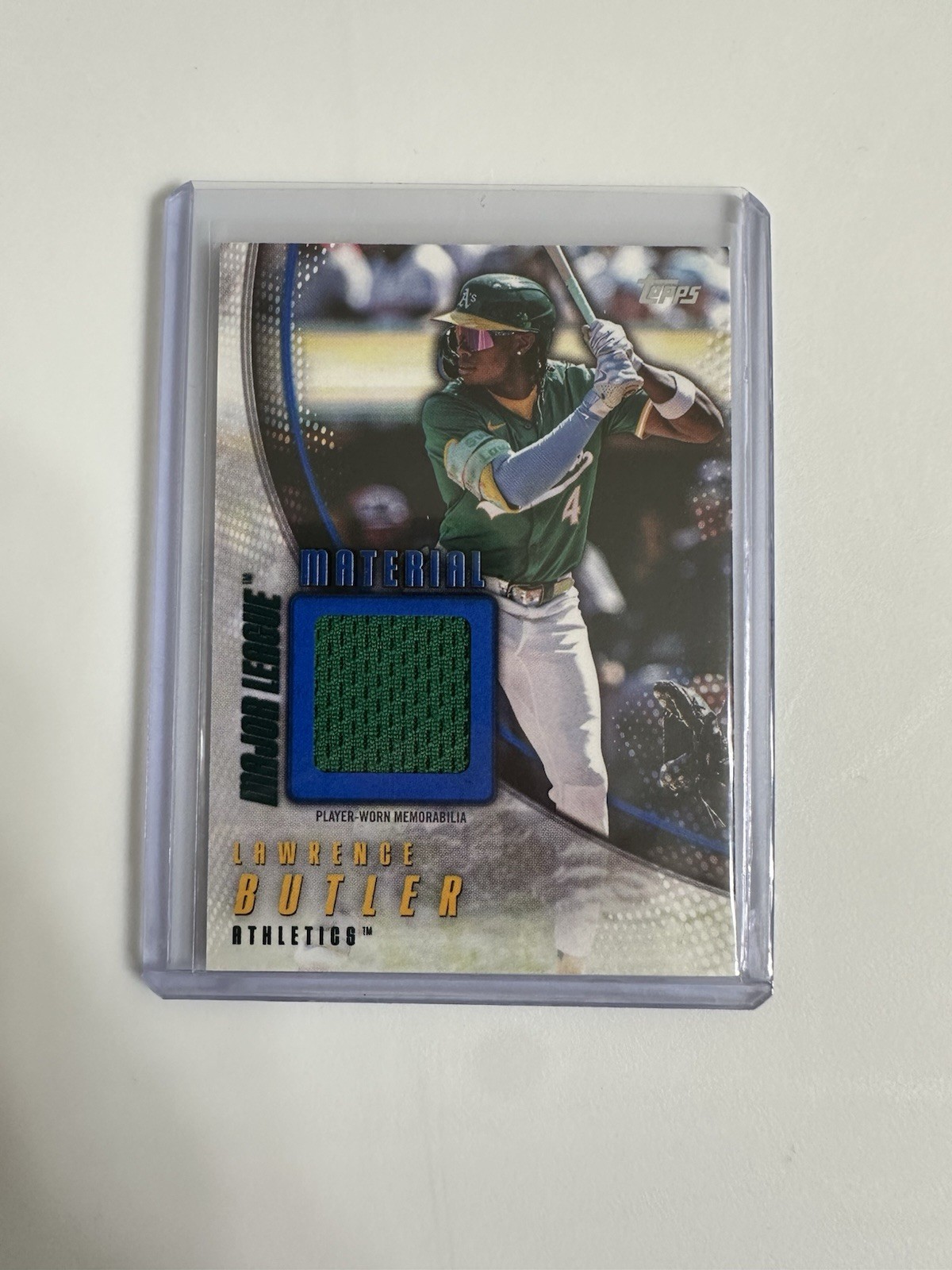 2025 Topps Series 2 Lawrence Butler Game-Used Relic Blue /150