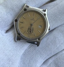 Ebel Sport Classic Quartz Mens 34mm 983909 Watch For Parts