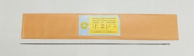 Osborne #504 straight 12'' needles 13 gauge - set of 12
