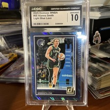 2025 Panini Donruss WNBA Light Blue Lava /75 Alanna Smith #68 Minnesota Lynx