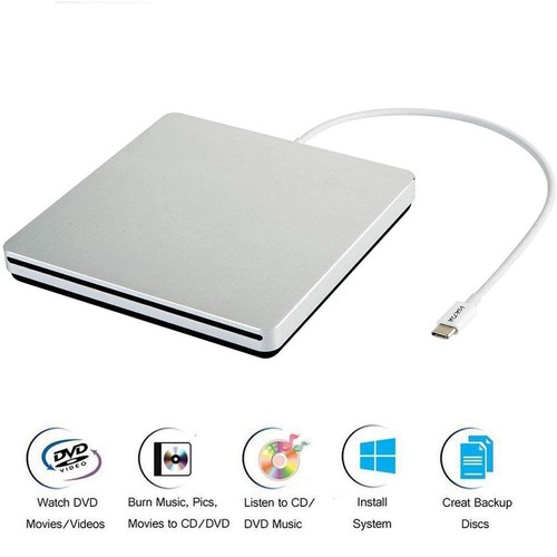 USB-C Superdrive External DVD/CD Reader and DVD/CD Burner for Apple-MacBook A... - Picture 2 of 5