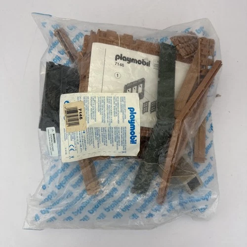Playmobil 7146 Vintage Western Cabin  House - Complete! SEALED BAG