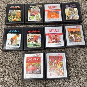 Atari 2600 System Bundle with Console, 30 Games, Joystick, Paddles, and More LOT