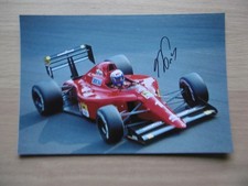 Alain Prost "Ferrari" signed 8x12 inch photo autograph