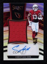 2018 Panini Select Jumbo Rookie Signature Swatches 42/49 Christian Kirk Auto 7zf