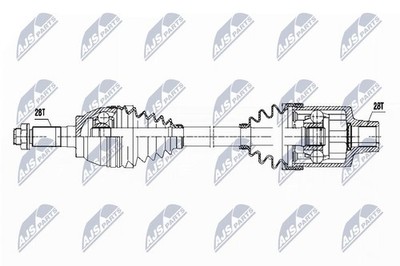Original NTY Antriebswelle NPW-MZ-051 für Mazda