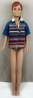VINTAGE 1960's MATTEL BARBIE MOLDED RED HAIR STRAIGHT LEG RICKY DOLL