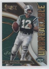 2020 Panini Select Unbreakable Silver Prizm Joe Namath #U2 HOF 00gq