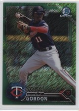 2016 Bowman Chrome Prospects Green Shimmer Refractor 35/99 Nick Gordon 2d7