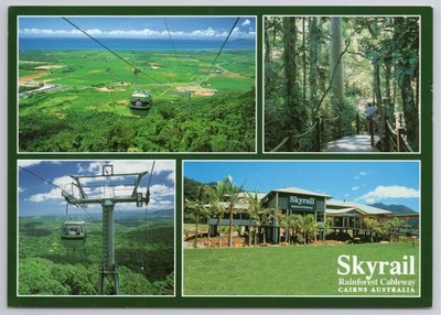 Postcard Skyrail Rainforest Cableway Cairns Australia   O-13