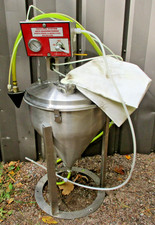 Getz 50 lb. Stainless Steel Fire Extiguisher Dry Chemical Vacu-Fill System 59602