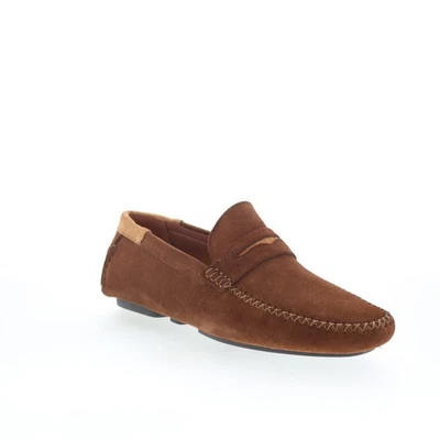 Mezlan 14576 mocassin pour hommes en suede brown 39 - Photo 1/4