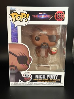 Funko Pop Nick Fury 1253 The Marvels Marvel Figurine Bobble-Head - Photo 1/4