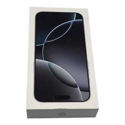 Apple iPhone 16 Pro MAX  White Titanium Empty Box ONLY with insert