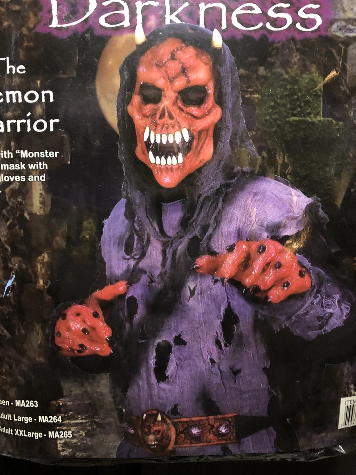 Cinema Secrets Legion Of Darkness The Demon Warrior Costume Size Adult Large NIP - Image 2 of 4