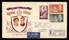 DR WHO 1954 AUSTRALIA FDC ROYAL VISIT QEII CACHET COMBO M70833
