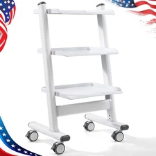 Dental Clinic Medical Tool Cart Mobile Instrument Trolley with Power Socket