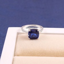 Blue Sapphire Ring, Birthstone Ring, Wedding Ring, Lab Created Sapphire