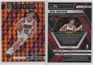 2024 Panini Mosaic City Edition Orange Prizm /249 Reed Sheppard #276 Rookie RC