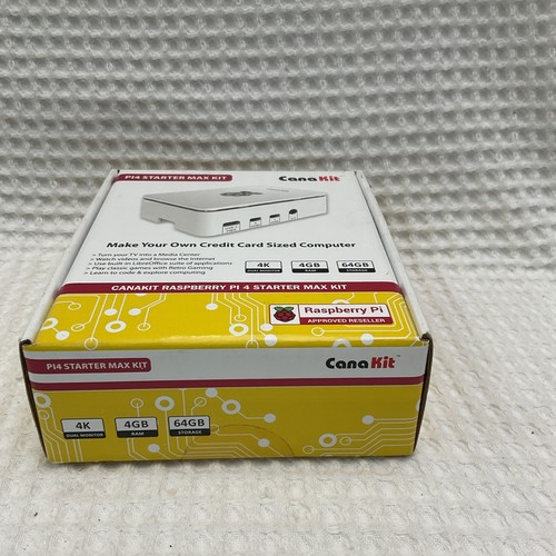 CanaKit Raspberry Pi 4 Kit 4GB RAM, 64GB SD Card | eBay