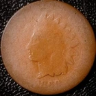 1869 Indian Head Cent - AG - 1C