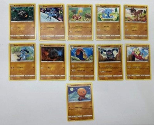 11 X Pokemon Fighting Trading Cards Collection Random Years & Series GC 8778-87