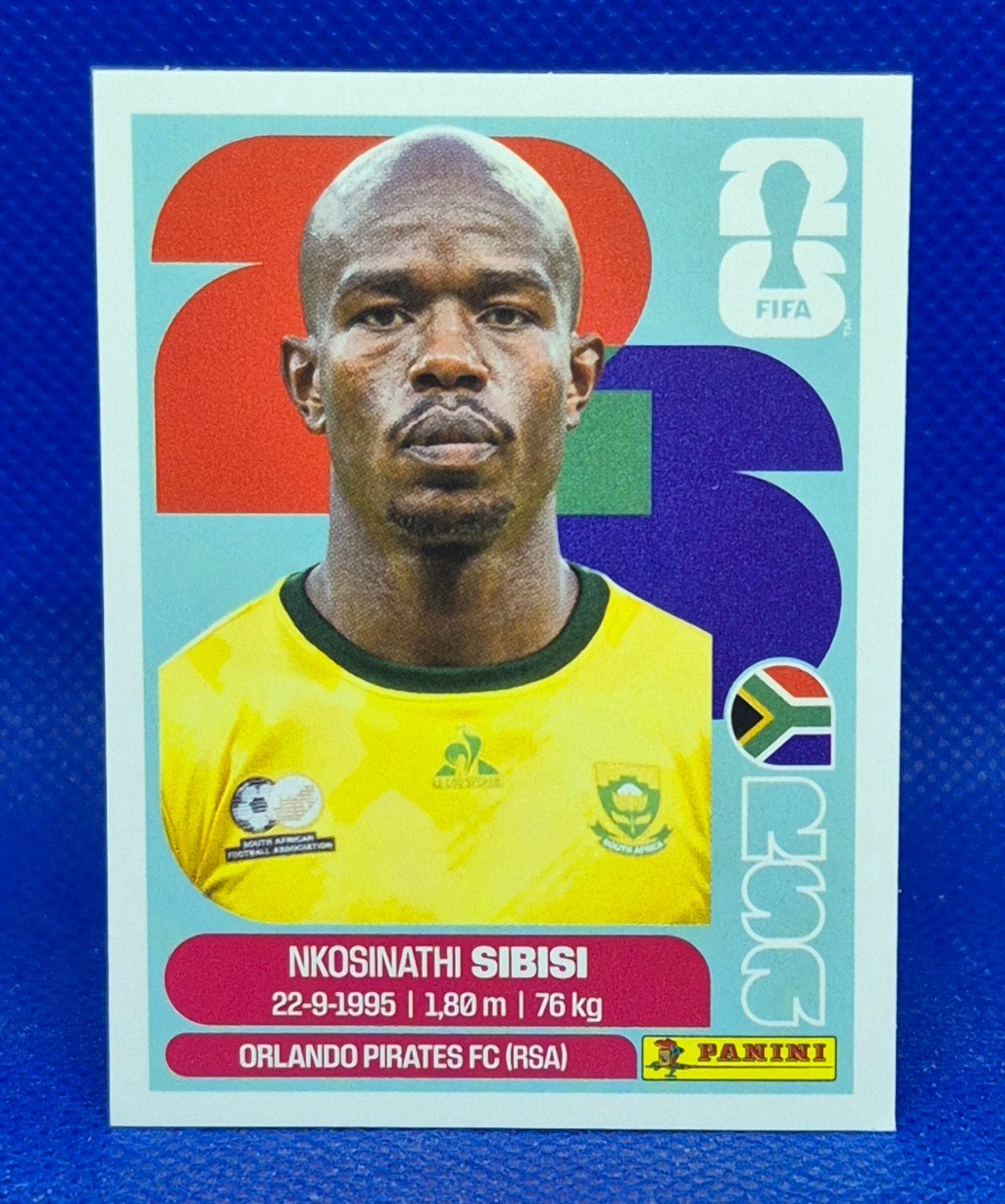 2026 Panini FIFA World Cup Sticker Nkosinathi Sibisi #RSA 10 - South Africa
