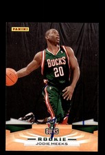 Signed Basketball Card Auto Jodie Meeks 2009-10 Panini #389 Milwaukee Bucks