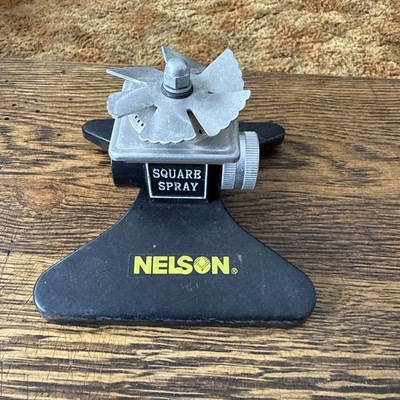 Vintage Metal  Nelson Square Spray Sprinkler It Gets The Corners Perfect Gardens