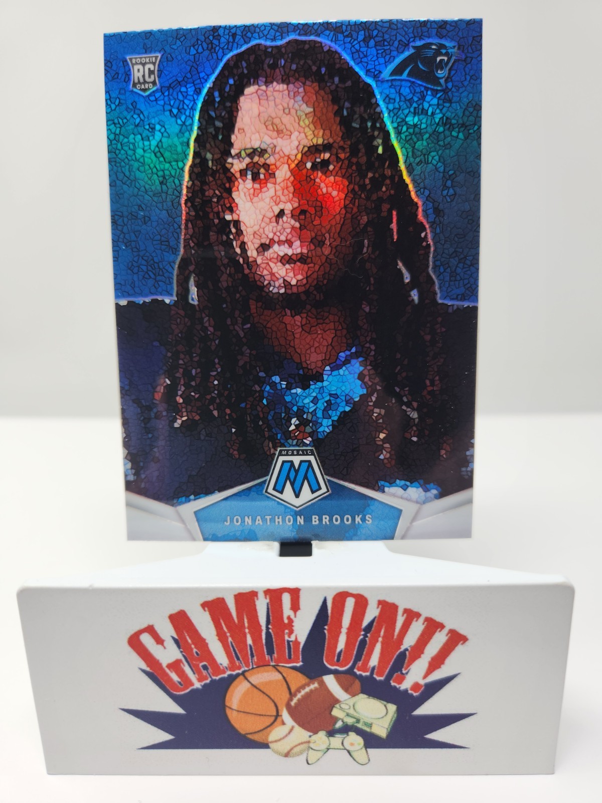 2024 Panini Mosaic MM-JBS Jonathon Brooks Micro Mosaic SSP Case Hit RC Rookie sc
