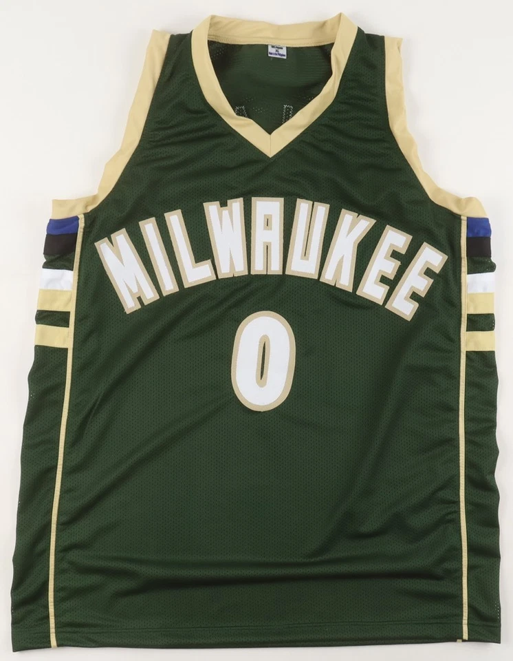 Damian Lillard Signed Milwaukee Bucks Jersey, Green, COA (JSA) - Image 3 of 3