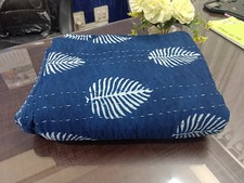Indian Hand Block print Kantha Quilt Blanket ...