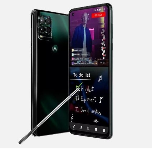 Motorola Moto G Stylus 5G 128GB 48MP 5G Unlocked Android Cellphone New Sealed - Zdjęcie 11 z 12