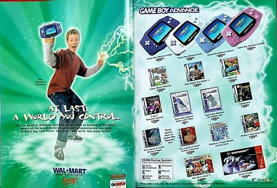 2001 WALMART Nintendo GBA Game Boy POKEMON / ZELDA / CASTLEVANIA
