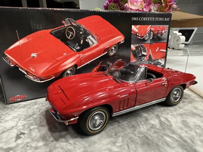 1/18 GMP 1965 Chevy Corvette Convertible Red Detailed Highend
