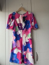 Nasty Gal Bold Floral Print Mini Tea Dress Size 10