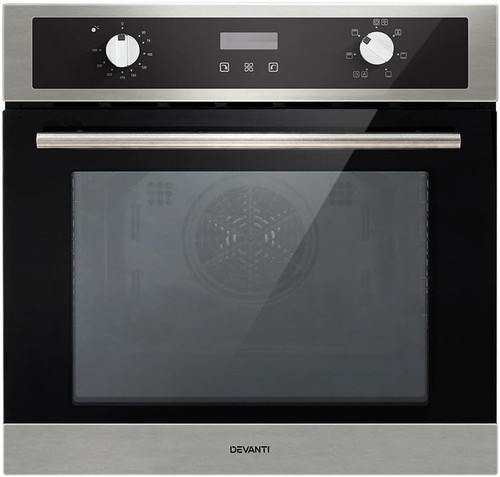 Electric Built in Wall Oven 80L Convection Grill Ovens Stainless Steel - Picture 4 of 9