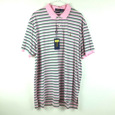 ralph lauren striped short sleeve shirt