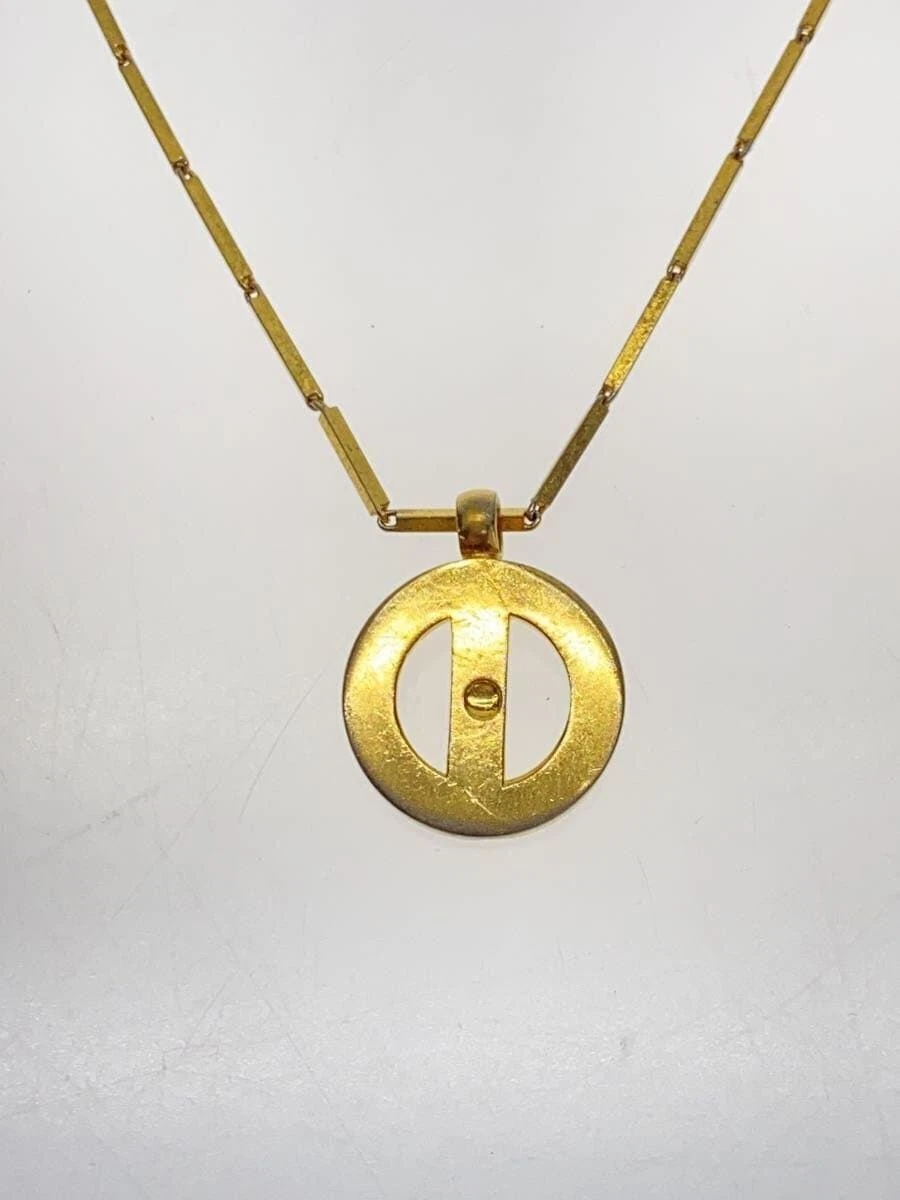 Collana donna Christian Dior placcata oro con top usata