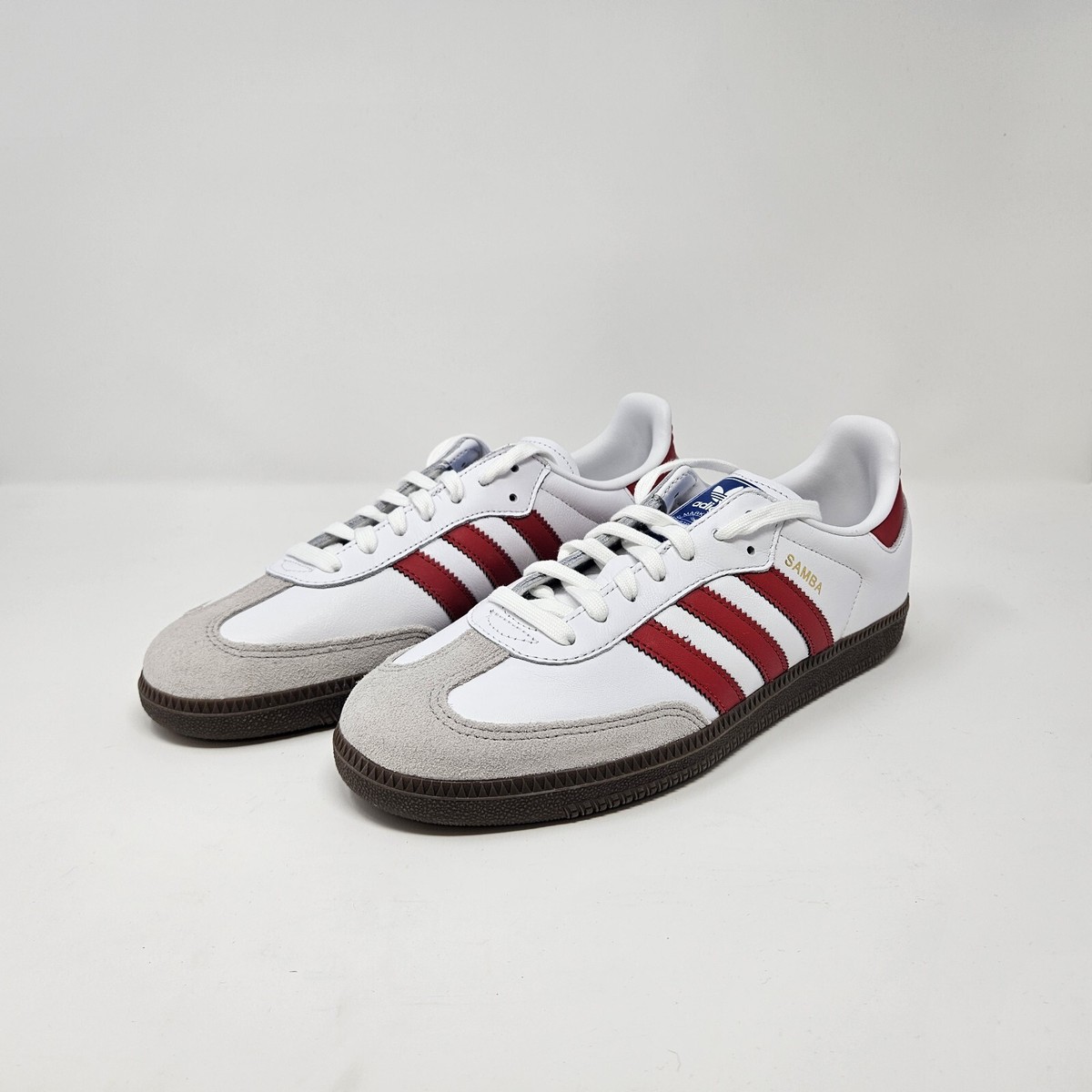 Men's Adidas Samba OG 'White/Better Scarlet' Sneaker