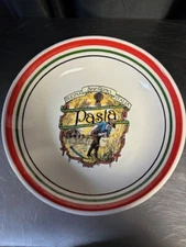 Vintage Large Buona San Remo Italia Pasta Serving Bowl Dish Italy 11”