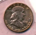 Choice Unc 1951 P Franklin Half Dollar