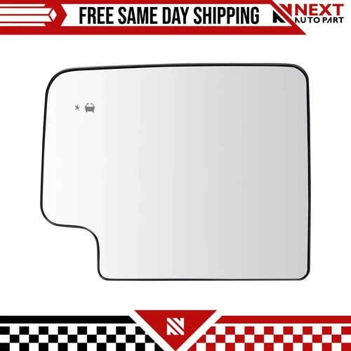 Trail Ridge Driver Side Upper Mirror Glass Fits 20-21 Silverado 2500 3500 Sierra