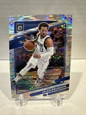 2021-22 Panini Optic Basketball Silver Pulsar Prizm #97 Jalen Brunson