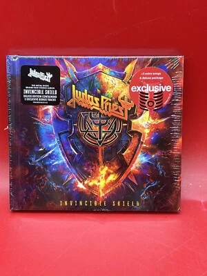 Judas Priest Invincible Shield (CD) Deluxe Album New/Sealed - Image 1 of 2
