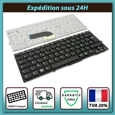 Clavier AZERTY Français Pour Sony Vaio VPC-SB – Modèle CL-410B-SBAZG, Filaire, Couleur Argenté, Neuf