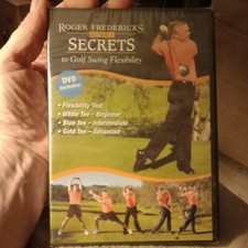 Roger Fredericks Reveals Secrets to Golf Swing Flexibility DVD NEW SEALED
